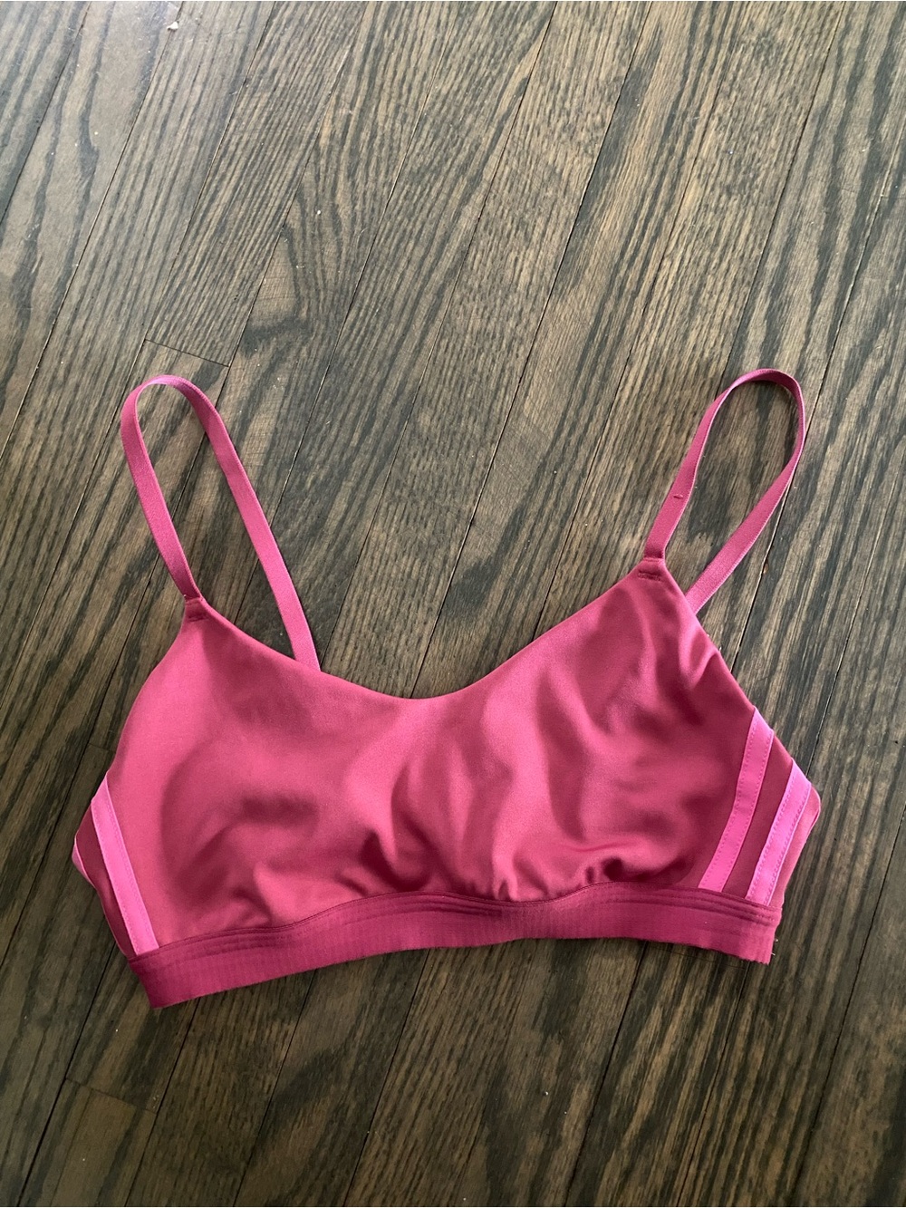 adidas Pink & Light Pink Seamless Sports Bralette
